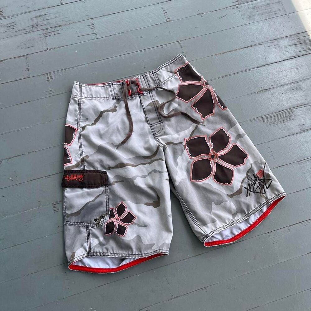 Billabong Surfwear Y2K Floral Swim Board Shorts